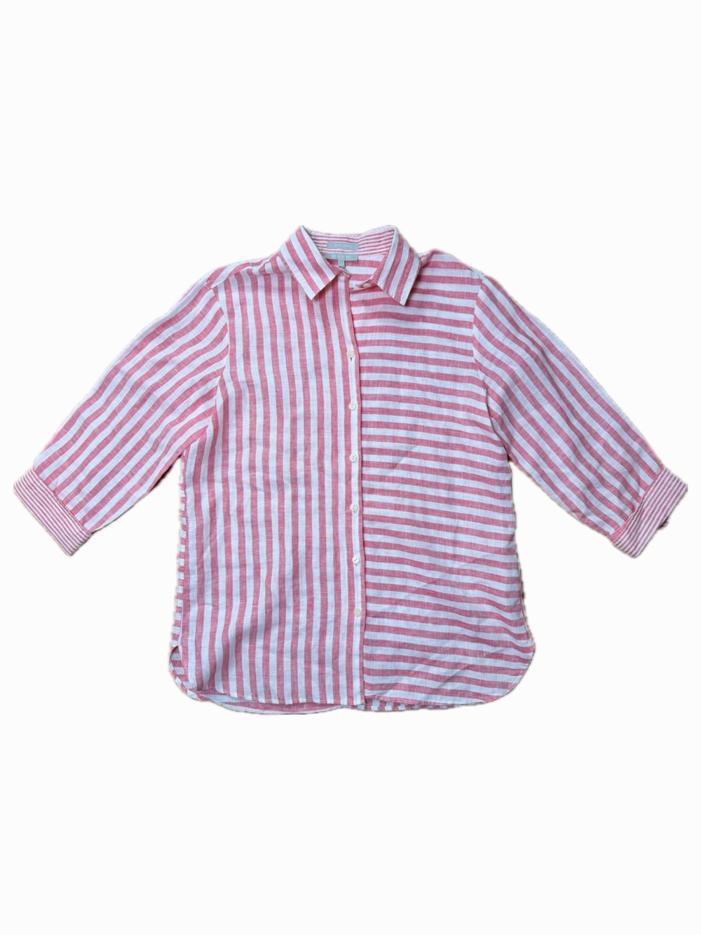 Hinson Wu Margot 3/4 Sleeve Linen Shirt